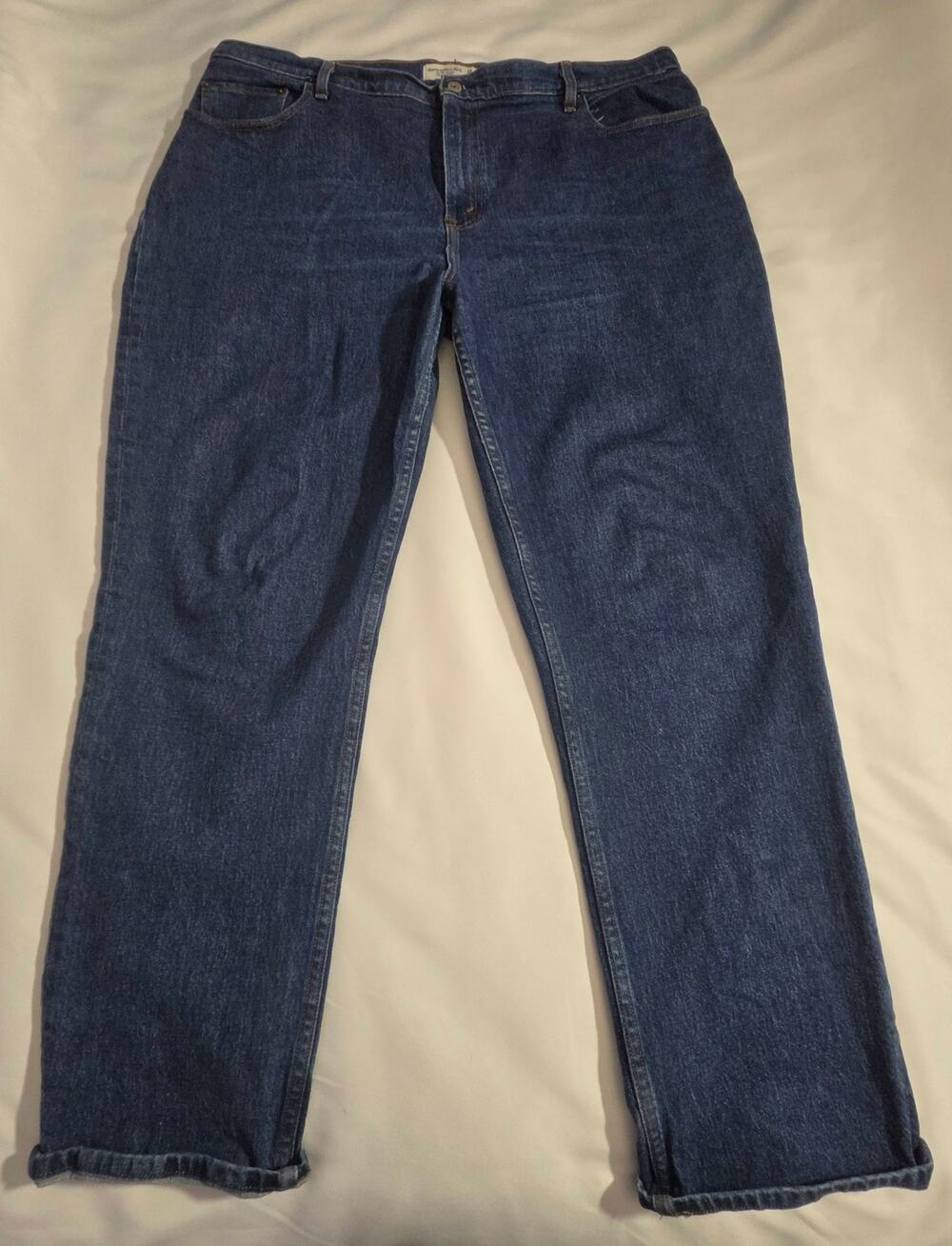 Abercrombie Curve Love 90s Straight Ultra High Rise Jeans Womens 34/18R